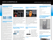 Tablet Screenshot of medi-marketing.es